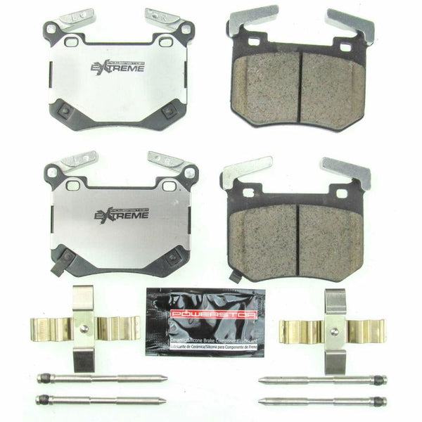 Power Stop 18-19 Kia Stinger Rear Z26 Extreme Street Brake Pads w/Hardware - Bull Strap
