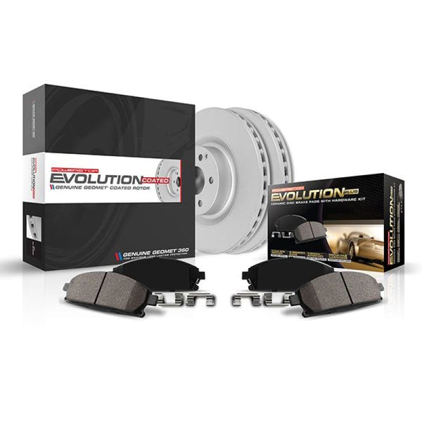 Power Stop 18-20 Subaru WRX STI Front Z17 Coated Brake Kit - Bull Strap
