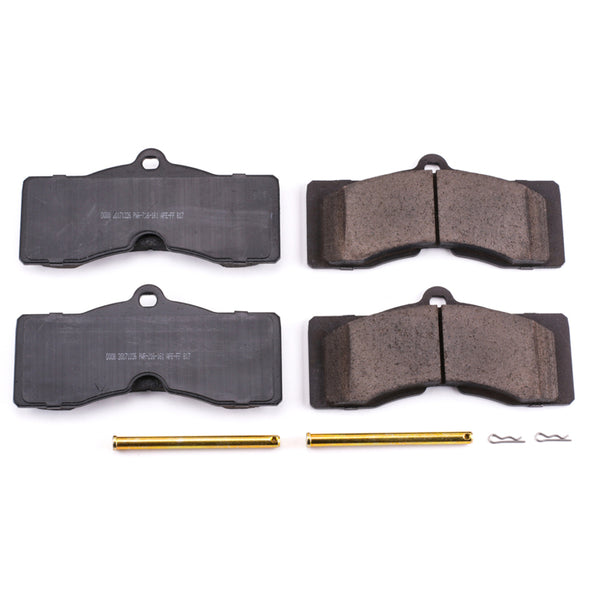 Power Stop 1969 Chevrolet Camaro Front or Rear Z17 Evolution Ceramic Brake Pads w/Hardware - Bull Strap