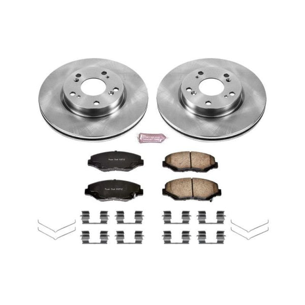 Power Stop 2013 Acura ILX Front Autospecialty Brake Kit - Bull Strap