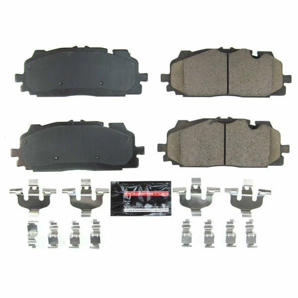 Power Stop 2019 Audi A6 Quattro Front Z23 Evolution Sport Brake Pads w/Hardware - Bull Strap