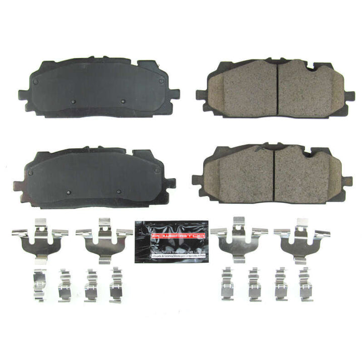 Power Stop 2019 Audi A6 Quattro Front Z23 Evolution Sport Brake Pads w/Hardware - Bull Strap