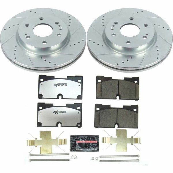 Power Stop 2019 Chevrolet Silverado 1500 Front Z36 Truck & Tow Brake Kit - Bull Strap
