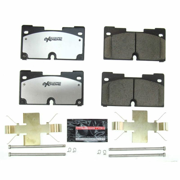Power Stop 2019 Chevrolet Silverado 1500 Front Z36 Truck & Tow Brake Pads w/Hardware - Bull Strap