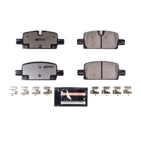 Power Stop 2019 Chevrolet Silverado 1500 Rear Z36 Truck & Tow Brake Pads w/Hardware - Bull Strap