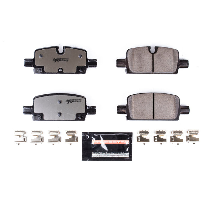 Power Stop 2019 Chevrolet Silverado 1500 Rear Z36 Truck & Tow Brake Pads w/Hardware - Bull Strap