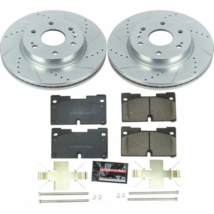 Power Stop 2019 GM 1500 Front Z23 Evolution Sport Brake Kit - Bull Strap