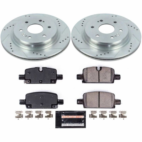Power Stop 2019 GM 1500 Rear Z23 Evolution Sport Brake Kit - Bull Strap