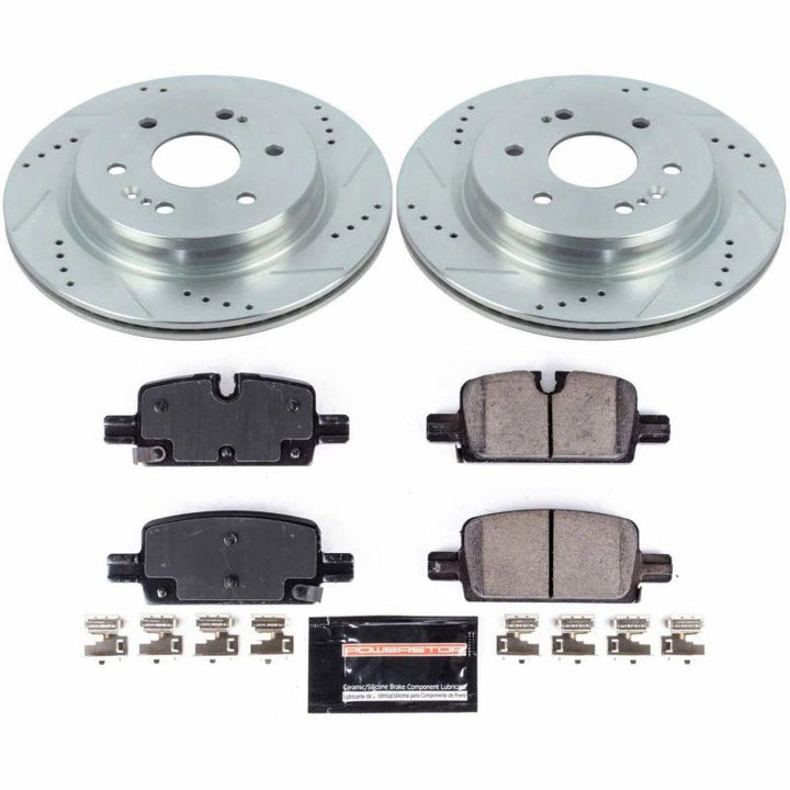 Power Stop 2019 GM 1500 Rear Z23 Evolution Sport Brake Kit - Bull Strap