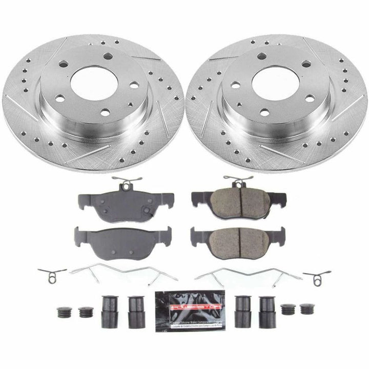 Power Stop 2019 Mazda 3 Rear Z23 Evolution Sport Brake Kit - Bull Strap