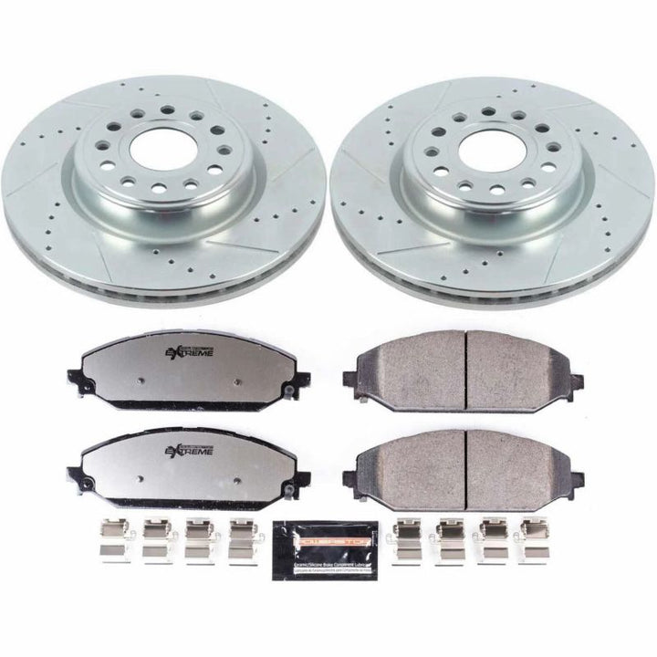Power Stop 2019 Ram 1500 Front Z36 Truck & Tow Brake Kit - Bull Strap