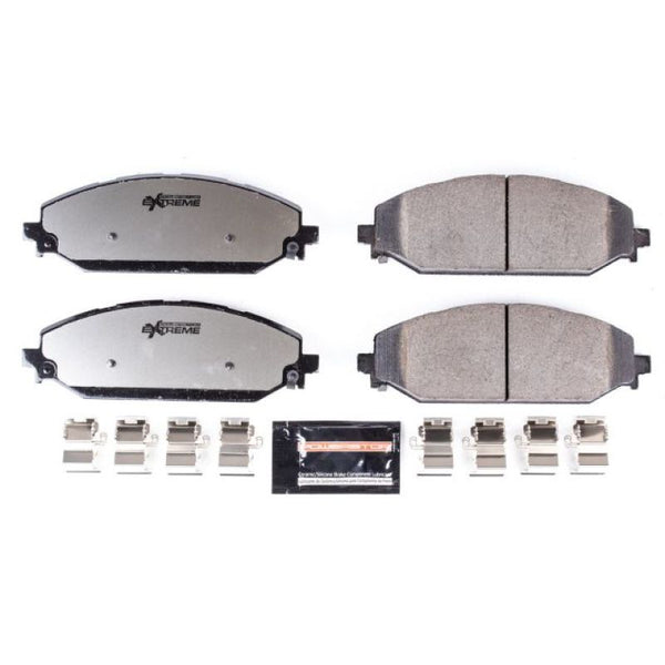Power Stop 2019 Ram 1500 Front Z36 Truck & Tow Brake Pads w/Hardware - Bull Strap