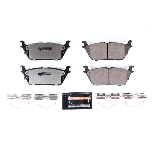 Power Stop 2019 Ram 1500 Rear Z36 Truck & Tow Brake Pads w/Hardware - Bull Strap