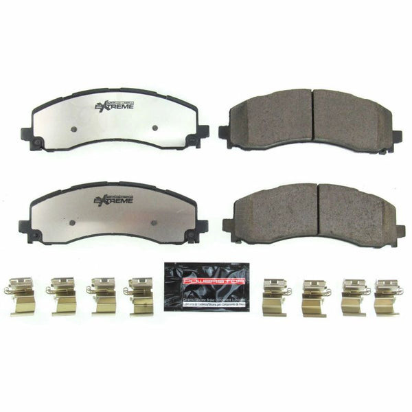 Power Stop 2019 Ram 2500 Rear Z36 Truck & Tow Brake Pads w/Hardware - Bull Strap