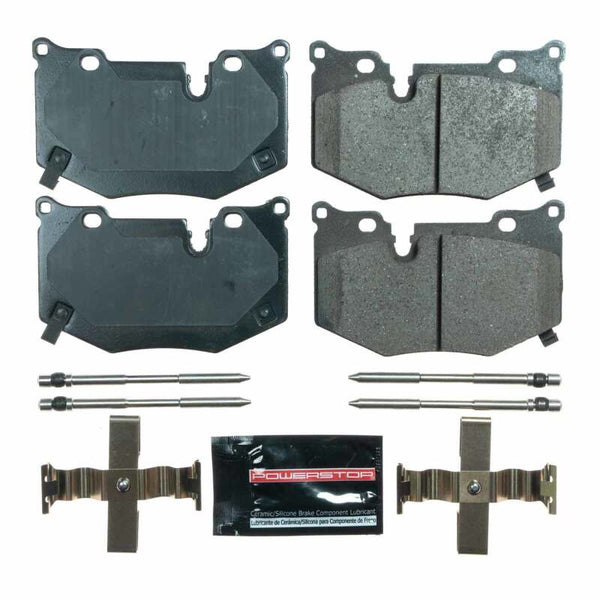 Power Stop 2020 Chevrolet Corvette C8 Z51 Rear Z23 Evolution Sport Brake Pads w/Hardware - Bull Strap