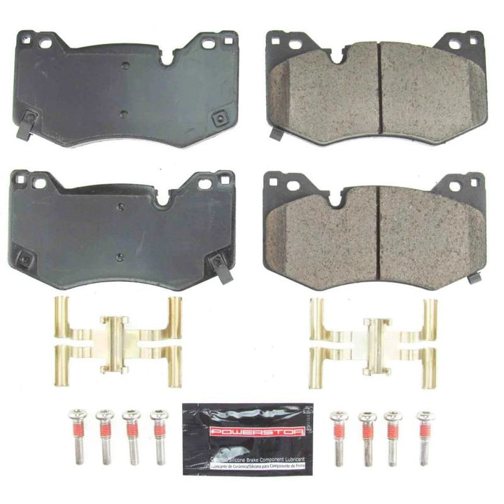 Power Stop 2020 Chevrolet Corvette Front Z23 Evolution Sport Brake Pads w/Hardware - Bull Strap
