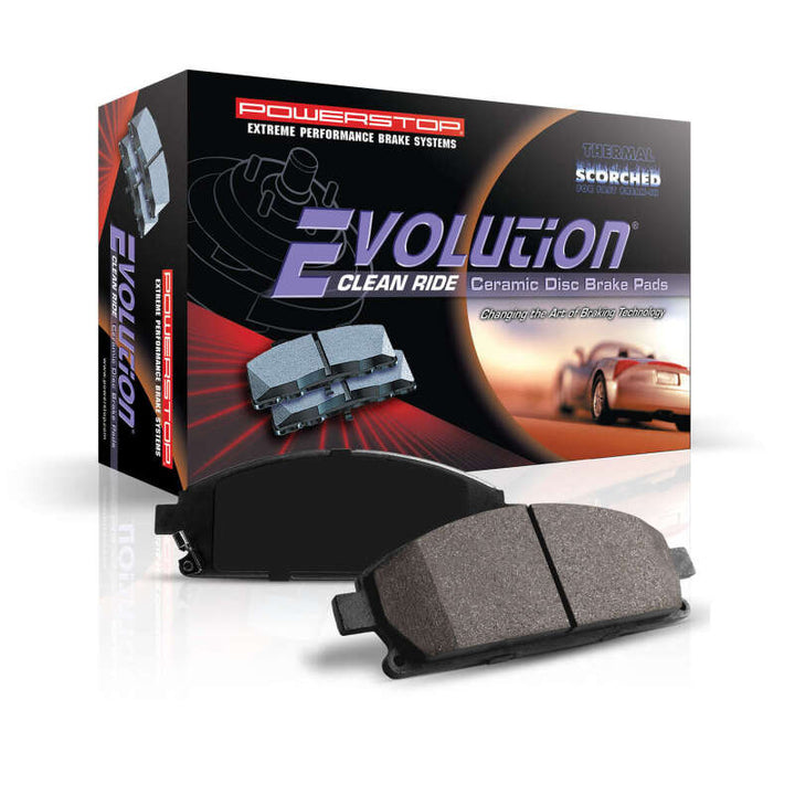 Power Stop 2020 Chevrolet Corvette Rear Z16 Evolution Ceramic Brake Pads - Bull Strap