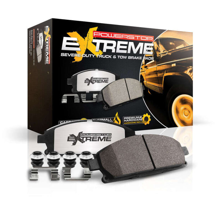 Power Stop 2022 Lexus LX600 Front Z36 Truck & Tow Brake Pads w/Hardware - Bull Strap