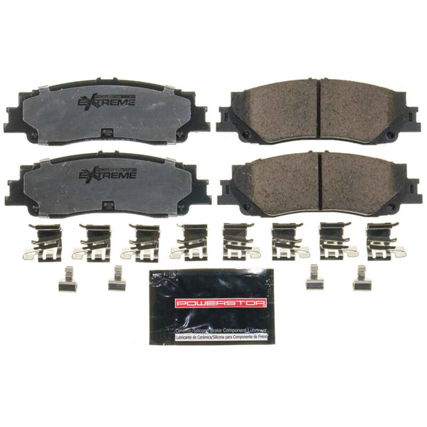 Power Stop 2022 Lexus LX600 Rear Z36 Truck & Tow Brake Pads w/Hardware - Bull Strap