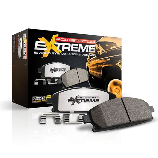 Power Stop 23-24 Ford F-250 Super Duty Rear Z36 Truck & Tow Pad w/Hardware - Bull Strap