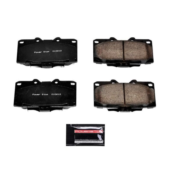 Power Stop 89-96 Nissan 300ZX Front Z23 Evolution Sport Brake Pads w/Hardware - Bull Strap