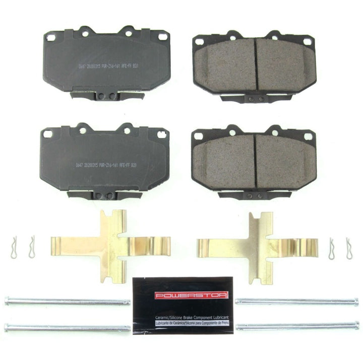 Power Stop 89-96 Nissan 300ZX Front Z23 Evolution Sport Brake Pads w/Hardware - Bull Strap