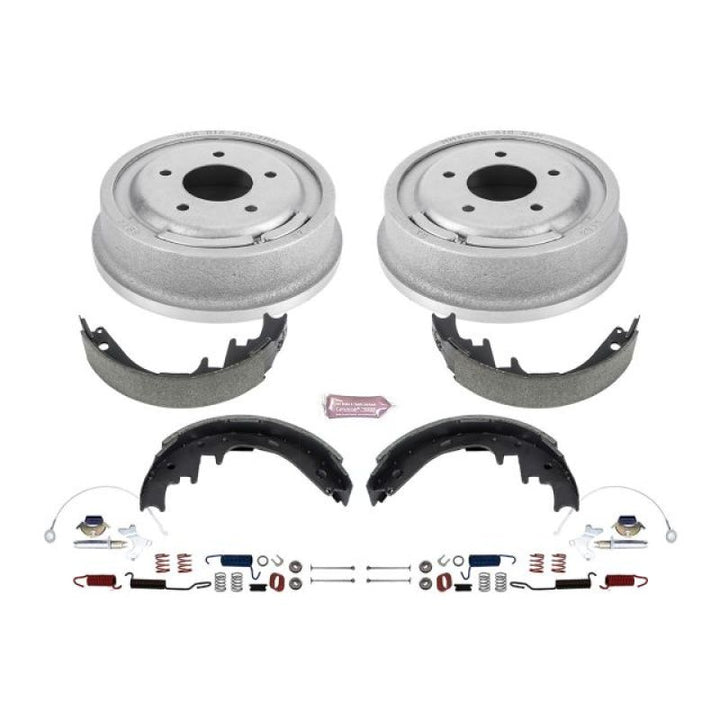 Power Stop 90-96 Ford E-150 Rear Autospecialty Drum Kit - Bull Strap