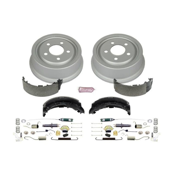 Power Stop 92-01 Jeep Cherokee Rear Autospecialty Drum Kit - Bull Strap