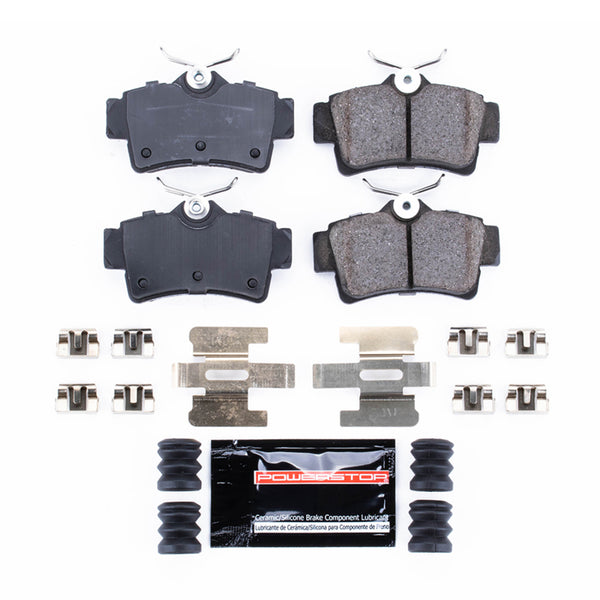 Power Stop 94-04 Ford Mustang Rear Z23 Evolution Sport Brake Pads w/Hardware - Bull Strap