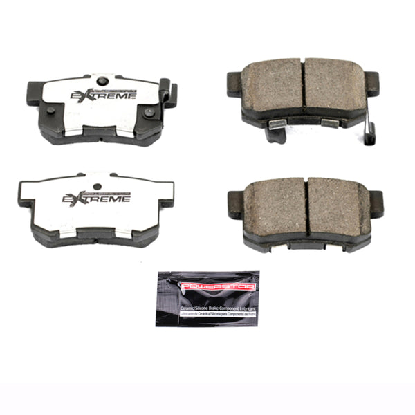 Power Stop 97-99 Acura CL Rear Z26 Extreme Street Brake Pads w/Hardware - Bull Strap
