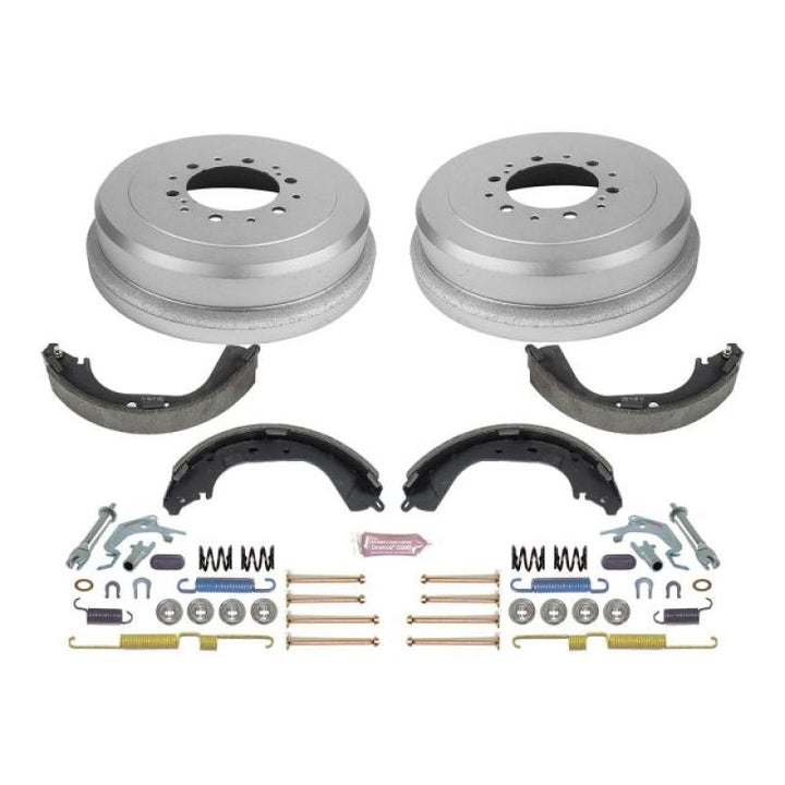 Power Stop 98-02 Toyota Tacoma 2WD Rear Autospecialty Drum Kit - Bull Strap