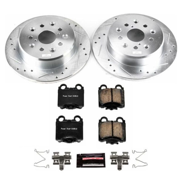 Power Stop 98-05 Lexus GS300 Rear Z23 Evolution Sport Brake Kit - Bull Strap