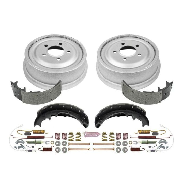 Power Stop 98-09 Ford Ranger 4WD (w/10in Drum) Rear Autospecialty Drum Kit - Bull Strap