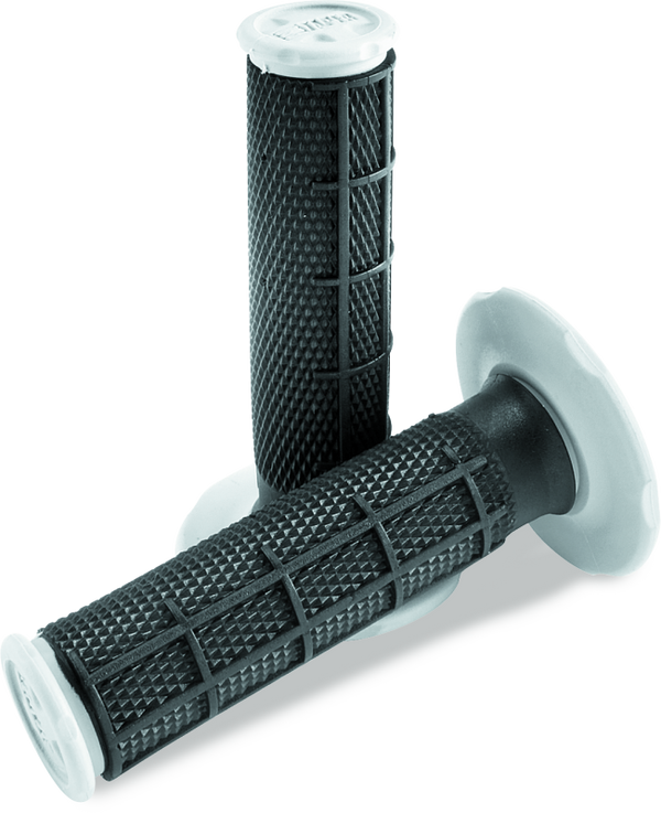 ProTaper 1/2 Waffle Grips - Dual Density Black - Bull Strap