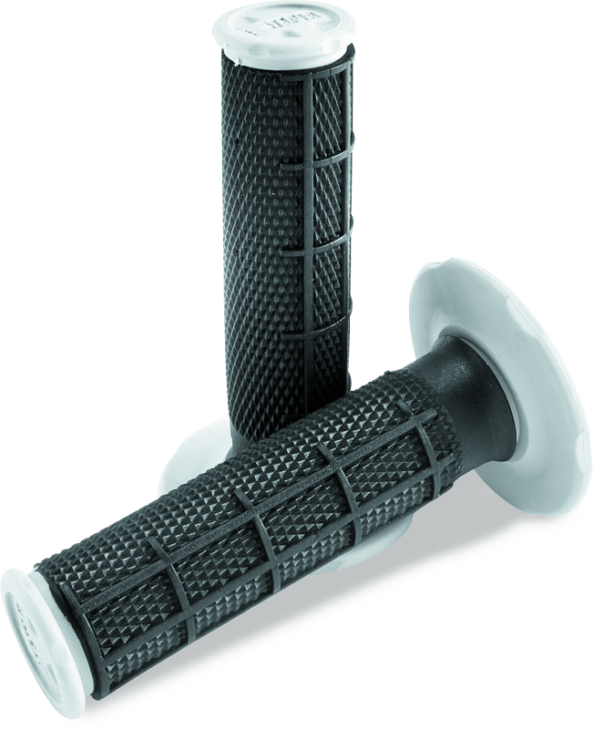 ProTaper 1/2 Waffle Grips - Dual Density Black - Bull Strap