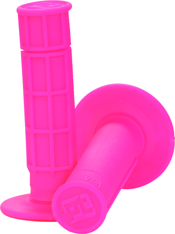 ProTaper 1/2 Waffle Grips - Neon Pink - Bull Strap