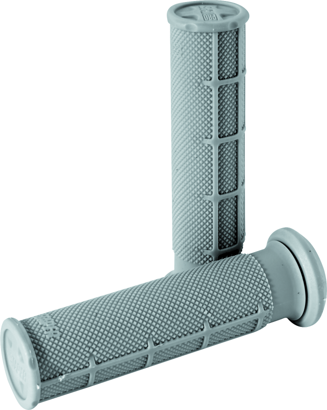 ProTaper 1/2 Waffle Grips - Soft ATV Light Gray - Bull Strap