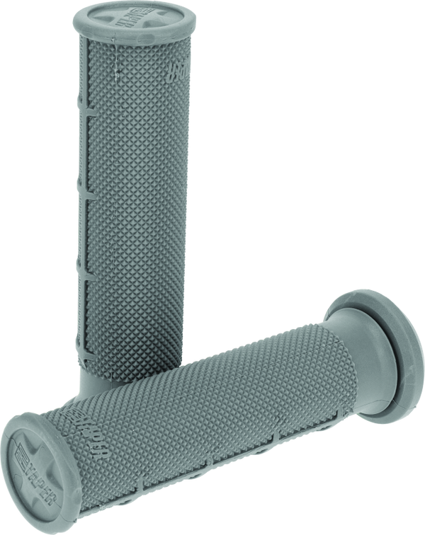 ProTaper 1/2 Waflle ATV Grips - Med Dark Gray - Bull Strap