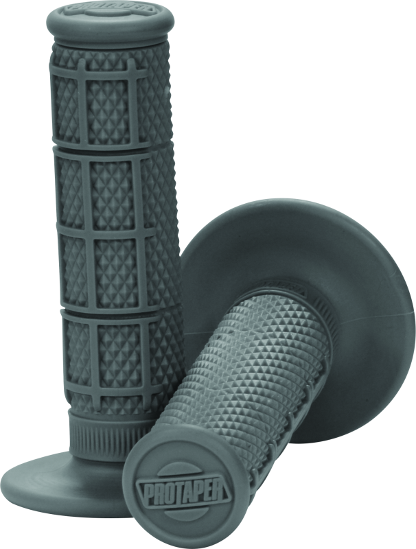 ProTaper 1/3 Waffle Grips - Grey - Bull Strap