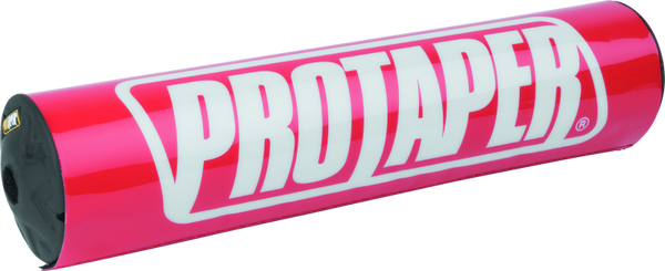 ProTaper 10in Round Bar Pad - Race Red - Bull Strap