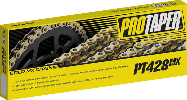 ProTaper 428MX1  Gold Series Chain 134L - Bull Strap