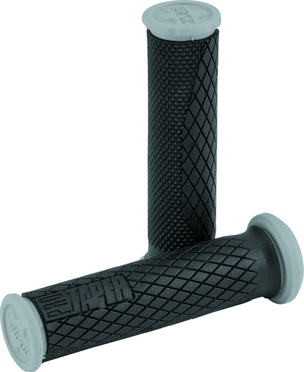 ProTaper Full Diamond Dual Density ATV Grips - Black/Gray - Bull Strap