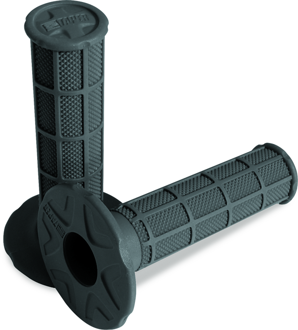 ProTaper Full Waffle Grips Medium - Dark Gray - Bull Strap