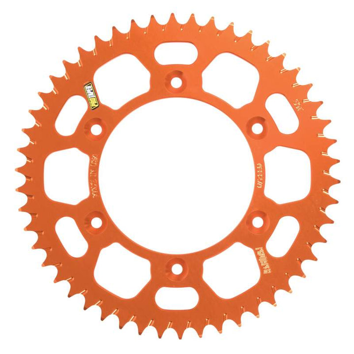 ProTaper KTM Rear Orange Sprocket - 53 Teeth - Bull Strap