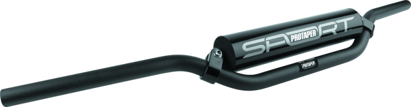ProTaper Millville Aluminum Bar Mid-Low - Black - Bull Strap