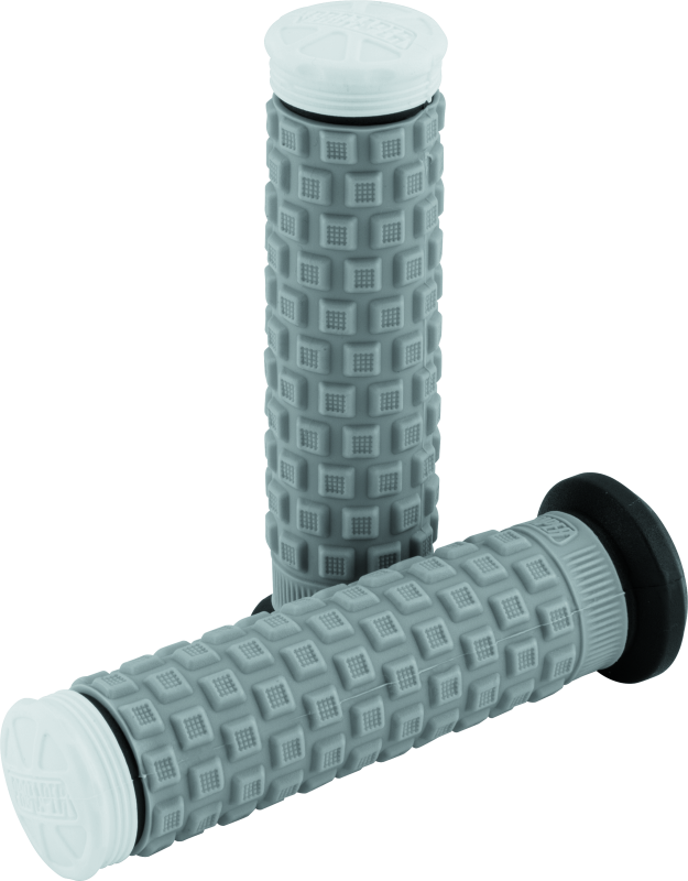 ProTaper Pillow Top ATV Grips - Black/Gray/White - Bull Strap