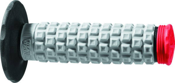 ProTaper Pillow Top Grips - Black/Gray/Red - Bull Strap