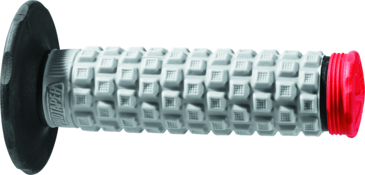 ProTaper Pillow Top Grips - Black/Gray/Red - Bull Strap