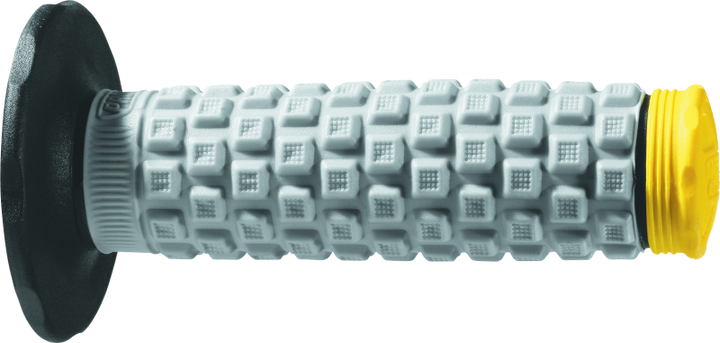 ProTaper Pillow Top Grips - Black/Gray/Yellow - Bull Strap