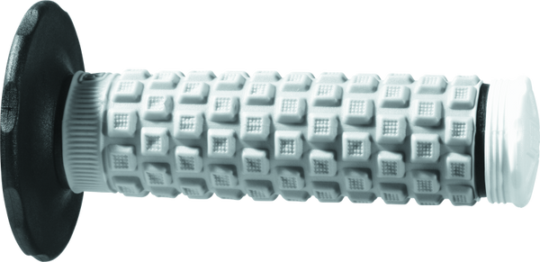 ProTaper Pillow Top Large Flange ATV Grips - Black/Gray/White - Bull Strap